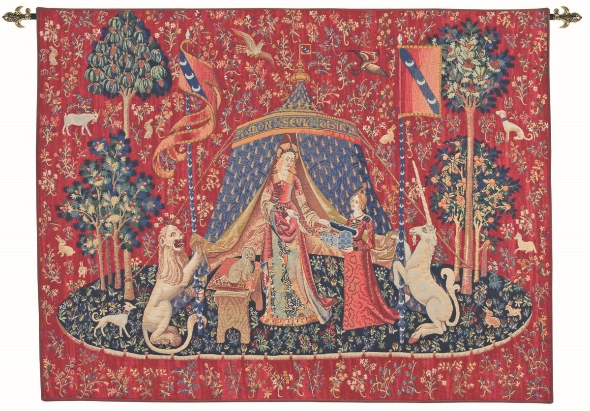 Lady with on sale unicorn