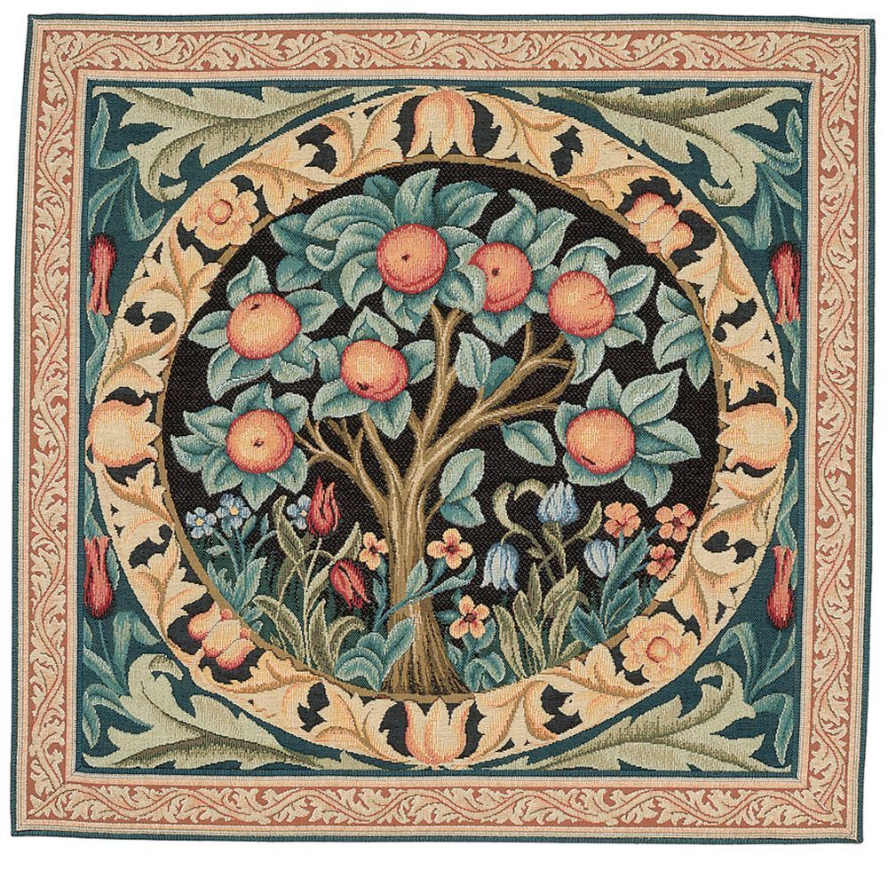 Orange tapestry shop
