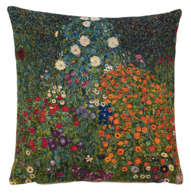 Klimt Flowers IV Pillow Cover