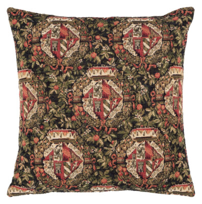 Mille-Fleurs Armorials Pillow Cover
