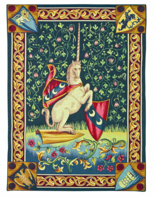 Heraldic Unicorn Tapestry