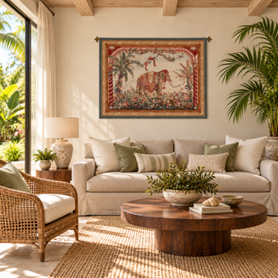 The Elephant Handwoven Tapestry