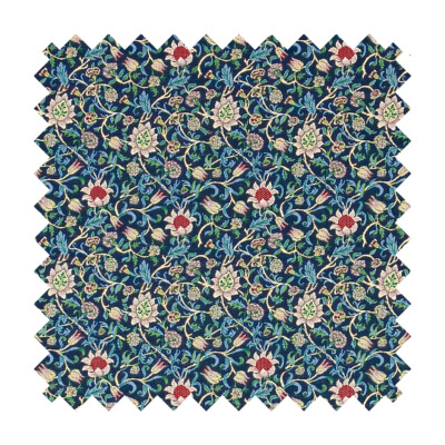 Evenlode Flowers - Blue Tapestry Fabric