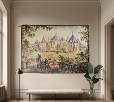 Rare Limited Edition - Chambord Castle Handwoven Tapestry - 6'3" x 8'0" (190 x 245cm) - Requires Rod Size 6