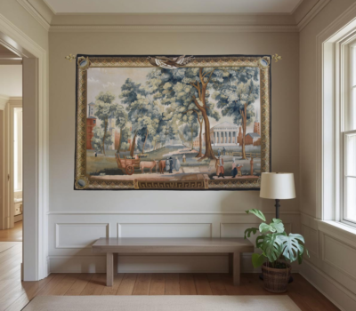 Rare Limited Edition - Yale College Handwoven Tapestry - 5'7" x 7'11" (170 x 242 cm) - Last Piece Remaining!
