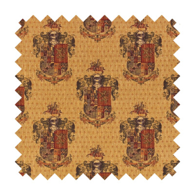 Knight's Armorial Tapestry Fabric