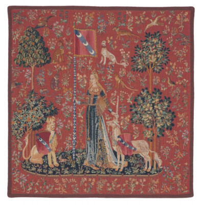 Lady with Unicorn - Touch Tapestry