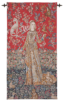 Lady of Cluny Tapestry - 4'9" x 2'6" (145 x 75 cm) - Last Piece Remaining!
