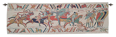 William the Conqueror Norman Conquest Tapestry - 2'2" × 6'11" (66 x 211 cm) - Last Piece Remaining!