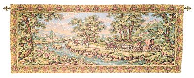 Country Coach and Four Tapestry - 2'0" x 5'0" (62 x 153 cm) - Last Piece Remaining!
