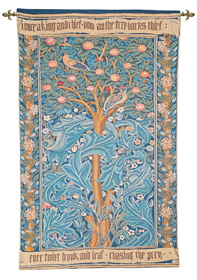 Morris Woodpecker Tapestry - 3'9" x 2'4" (114 x 71 cm) - Last Piece Remaining!