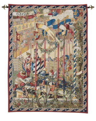 The Jousting Arena Tapestry - 6'0"x 4'4" (183 x 132 cm)