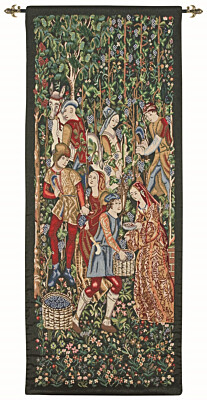 Grape-Harvest Portiere Tapestry