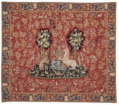 Lady with the Unicorn - Sight Tapestry - 4'4" x 4'11" (132 x 150 cm)