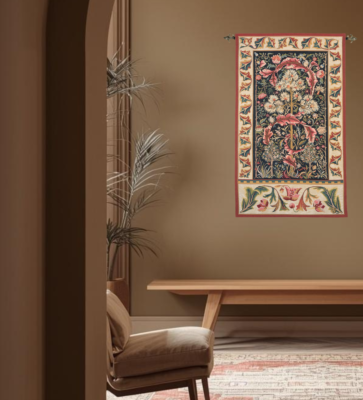 Acanthus Tapestry - 3'11" x 2'4" (120 x 71 cm) - Last Piece Remaining!