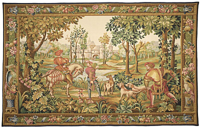 Le Retour au Château Tapestry - 5'10" x 9'2" (178 x 280 cm)
