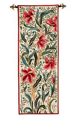 Tulip Hanging Loom Woven Tapestry - 4'1" x 1'6" (125 x 46 cm) - Last Piece Remaining!