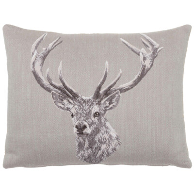 Stag Country Linen Oblong Pillow Cover