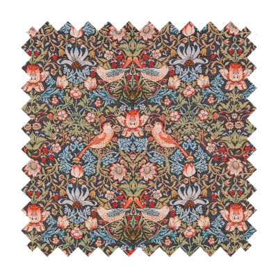 Strawberry Thief - Charcoal Tapestry Fabric