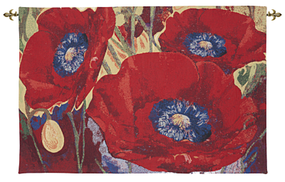 Impressionist Poppies Tapestry - 2 Sizes Available - Last Pieces Remaining!