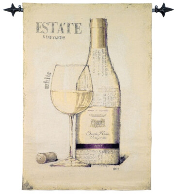 Estate Vineyards Woven Art Tapestry