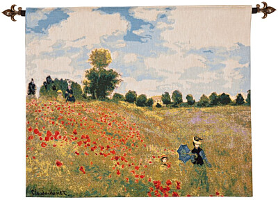 Poppyfields Woven Art Tapestry - 2'3" x 3'8" (70 x 81 cm)