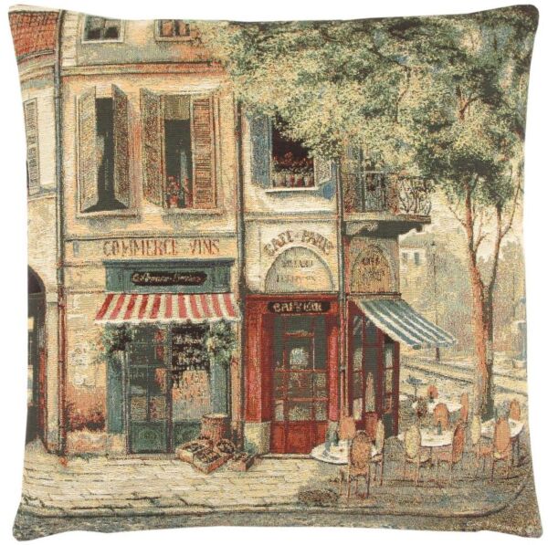 Paris Scene IV Pillow Cover