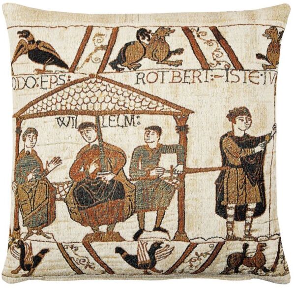 Bayeux-Duke William (woollen) Pillow Cover