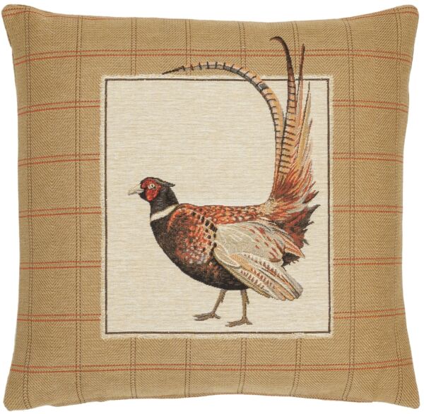 Fantail Pheasant - Right Pillow Cover
