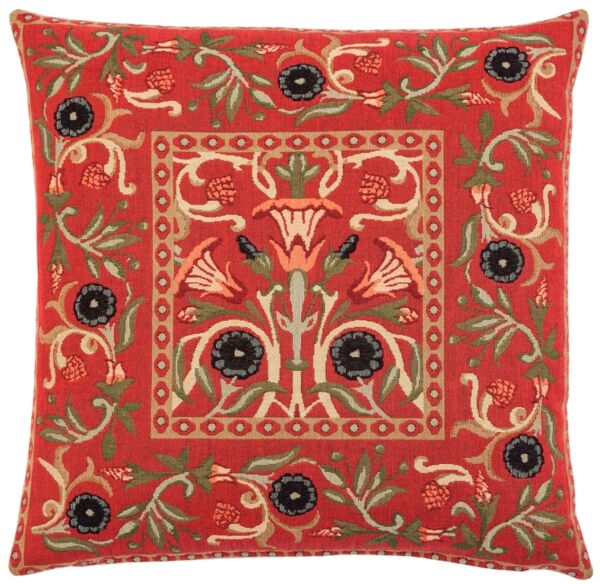 Primrose - Red Pillow Cover