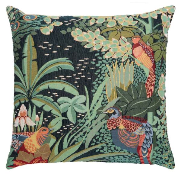 Jungle Birds I Pillow Cover