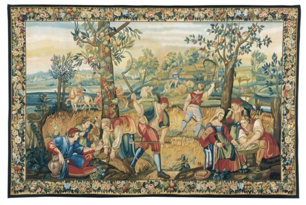 Les Moissonneurs Handwoven Tapestry
