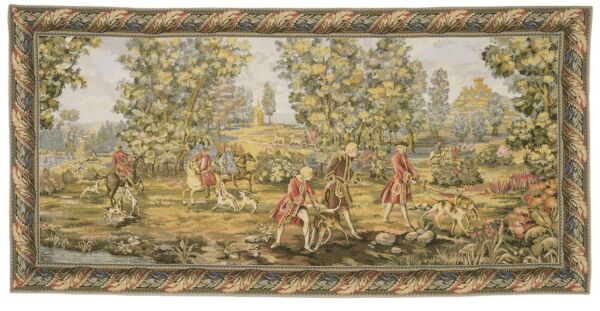Noble Hunt Scene Tapestry