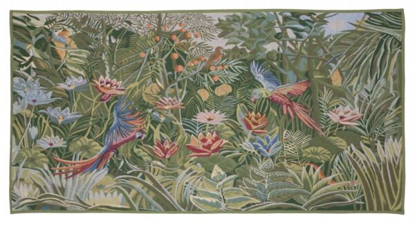 Tropical Forest Tapestry by Rousseau Tapestry