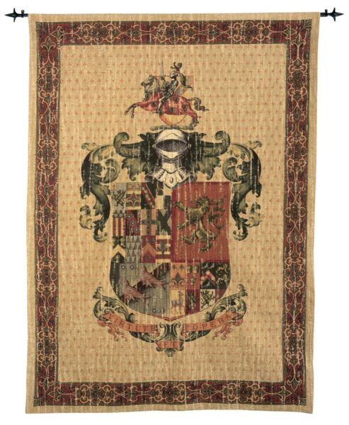 A Knight's Coat of Arms Tapestry