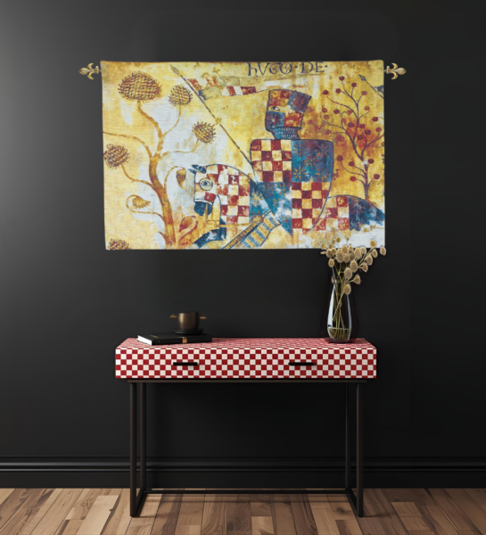 Medieval Knight Tapestry - 2'6