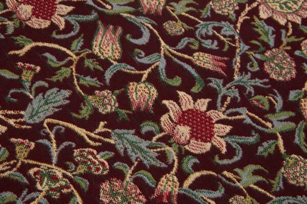 Evenlode Flowers - Damson Tapestry Fabric