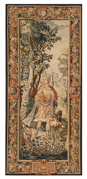 Renaissance Lady Handwoven Tapestry