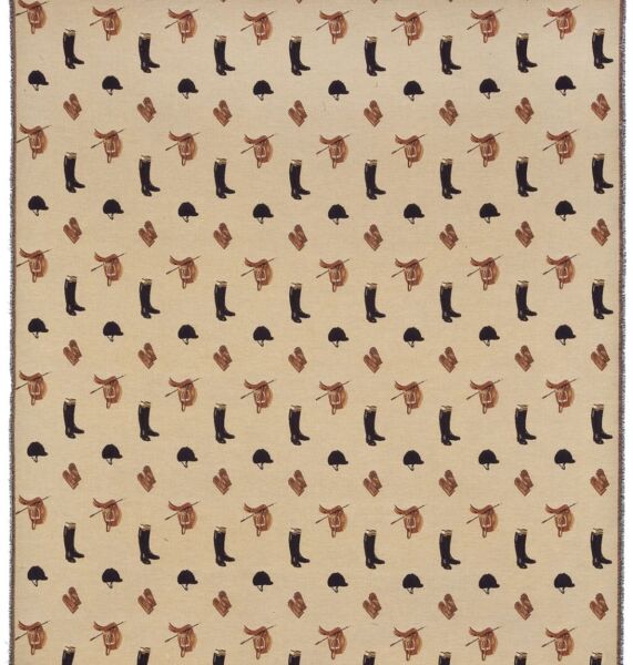 Equestrian - Beige Tapestry Fabric