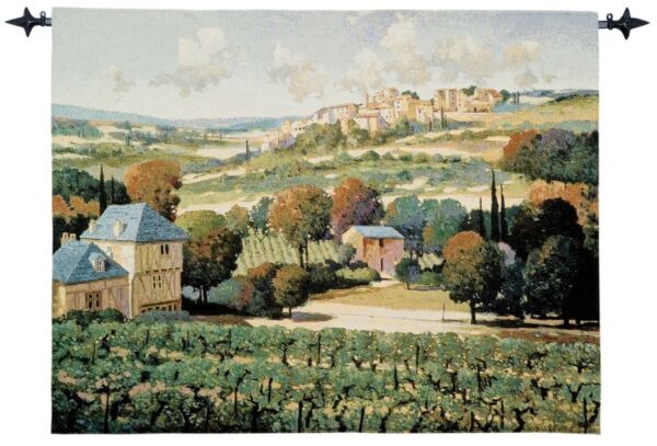 Vineyards of Provence Woven Art Tapestry