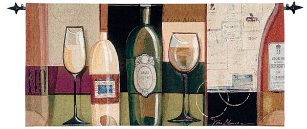 Vin Blanc Woven Art Tapestry