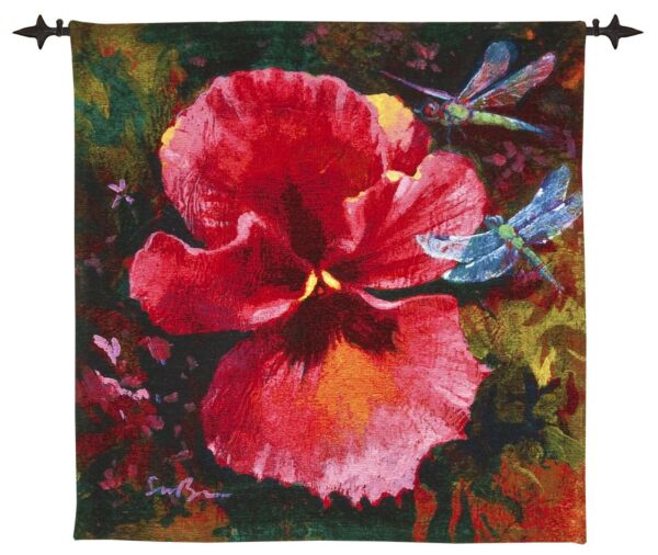 Papaver - Pink Woven Art Tapestry