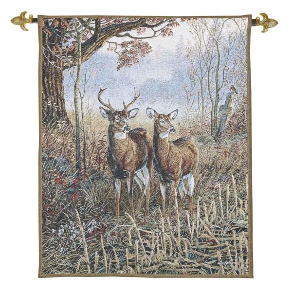 Woodland Deer Tapestry